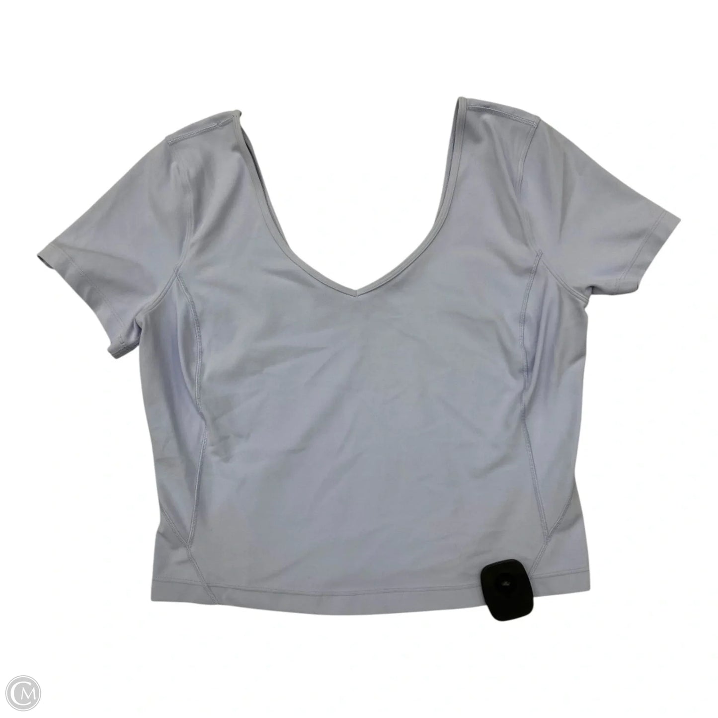 Athletic Top Short Sleeve By Lululemon In Purple, Size: M