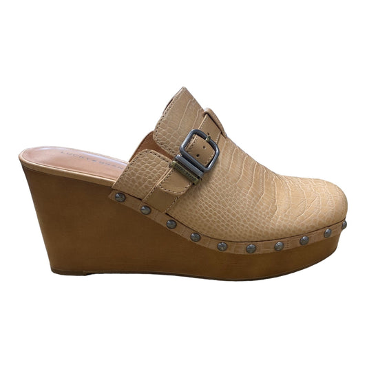 Tan Shoes Heels Platform Lucky Brand, Size 10