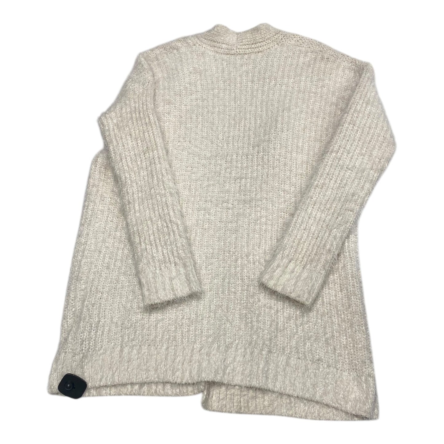 Sweater Cardigan By Cyrus Knits In Cream, Size: Xl