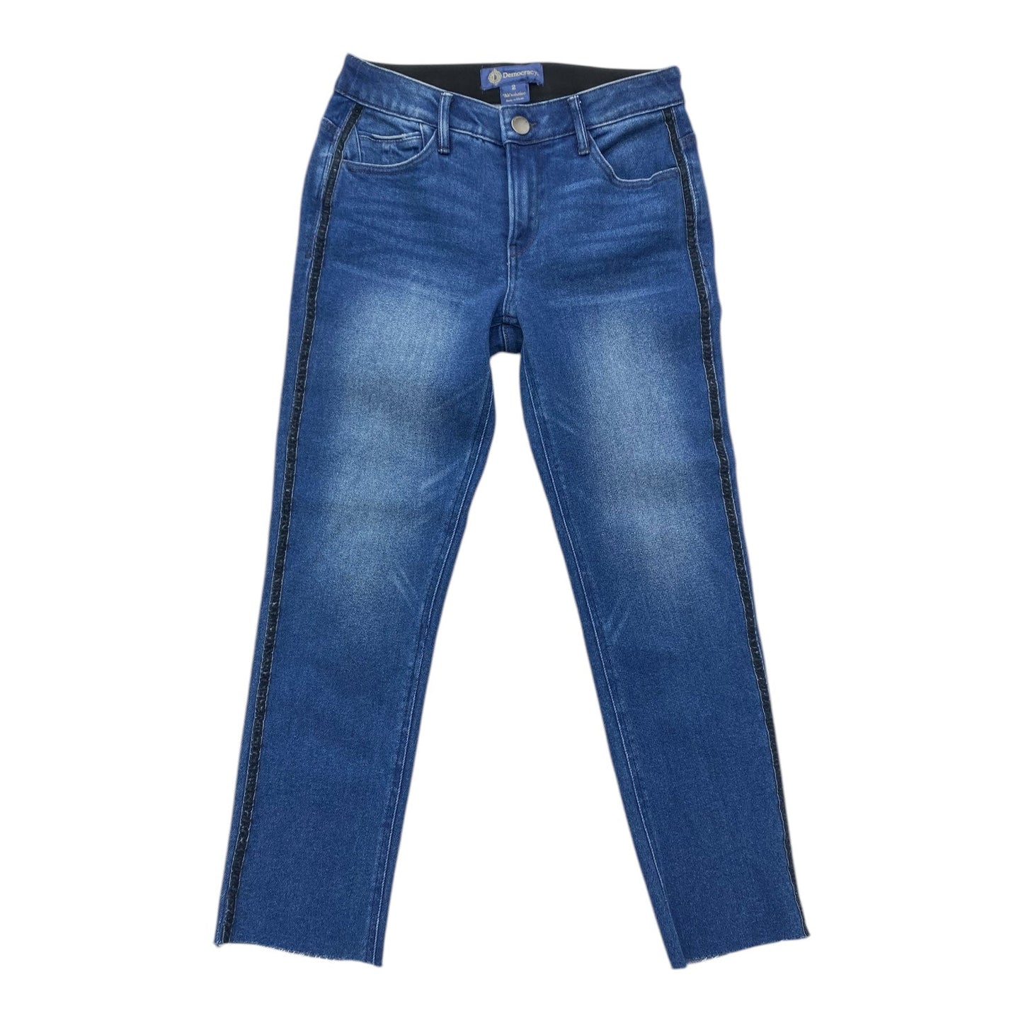Jeans Straight By Democracy In Blue Denim, Size: 2