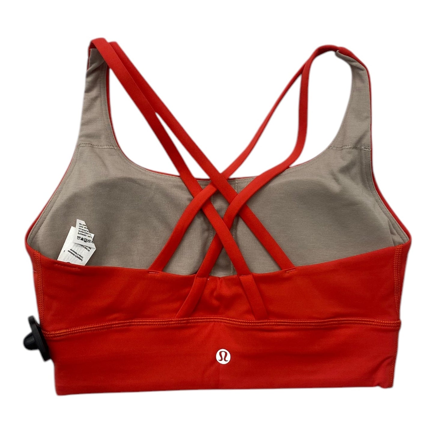 Athletic Bra By Lululemon In Orange, Size: 6