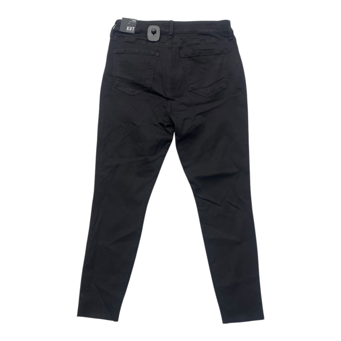 Jeans Skinny By Kut In Black Denim, Size: 10