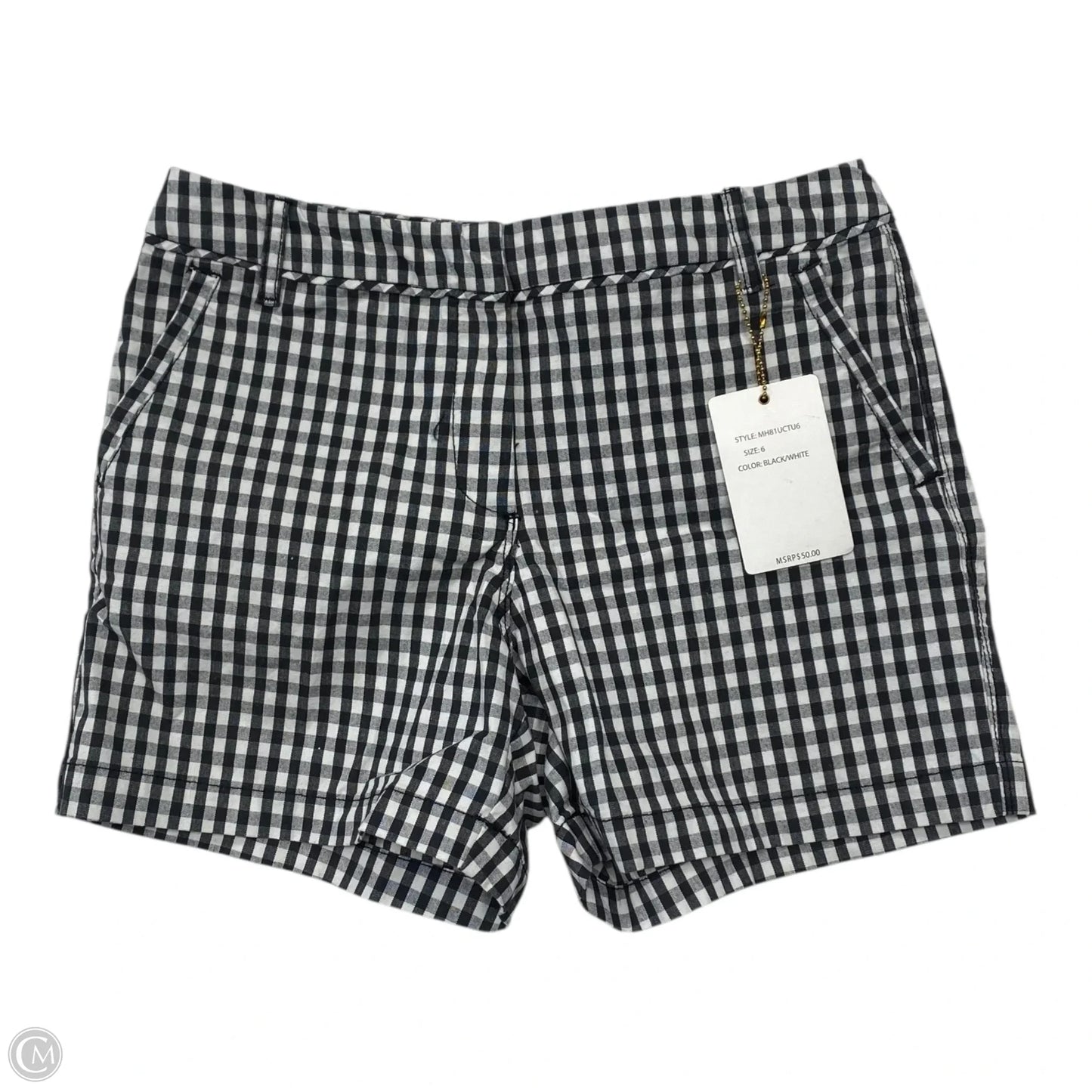 Shorts By Zac And Rachel In Black & White, Size: 6