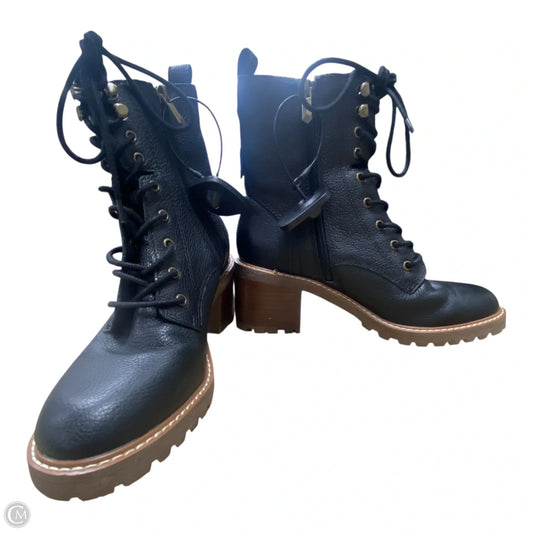 Boots Ankle Heels By Crown Vintage In Black, Size: 7.5