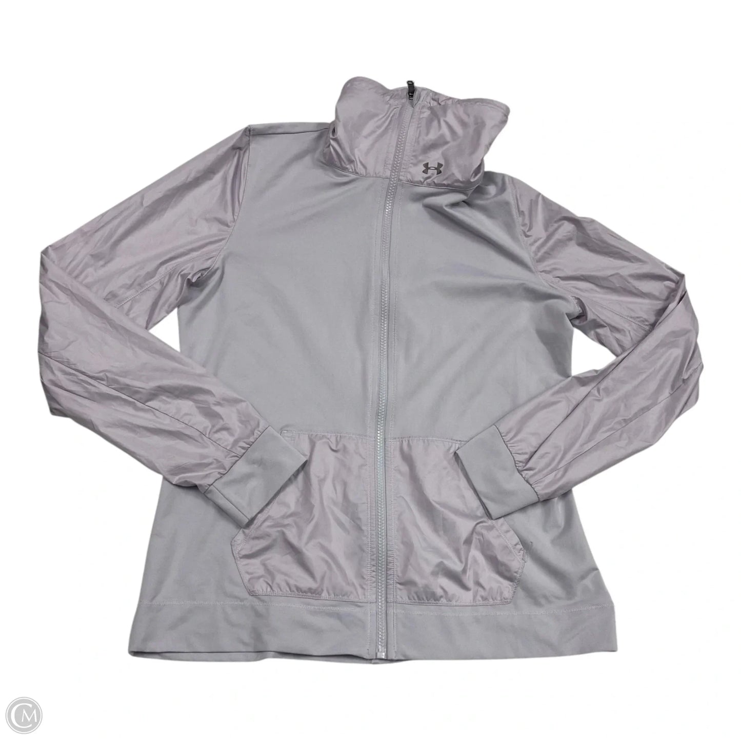 Athletic Jacket By Under Armour In Purple, Size: L