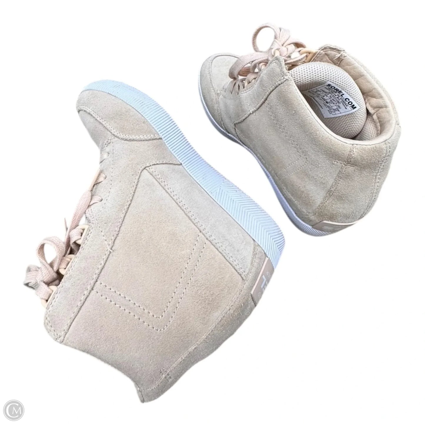 Boots Designer By Sorel In Beige, Size: 6