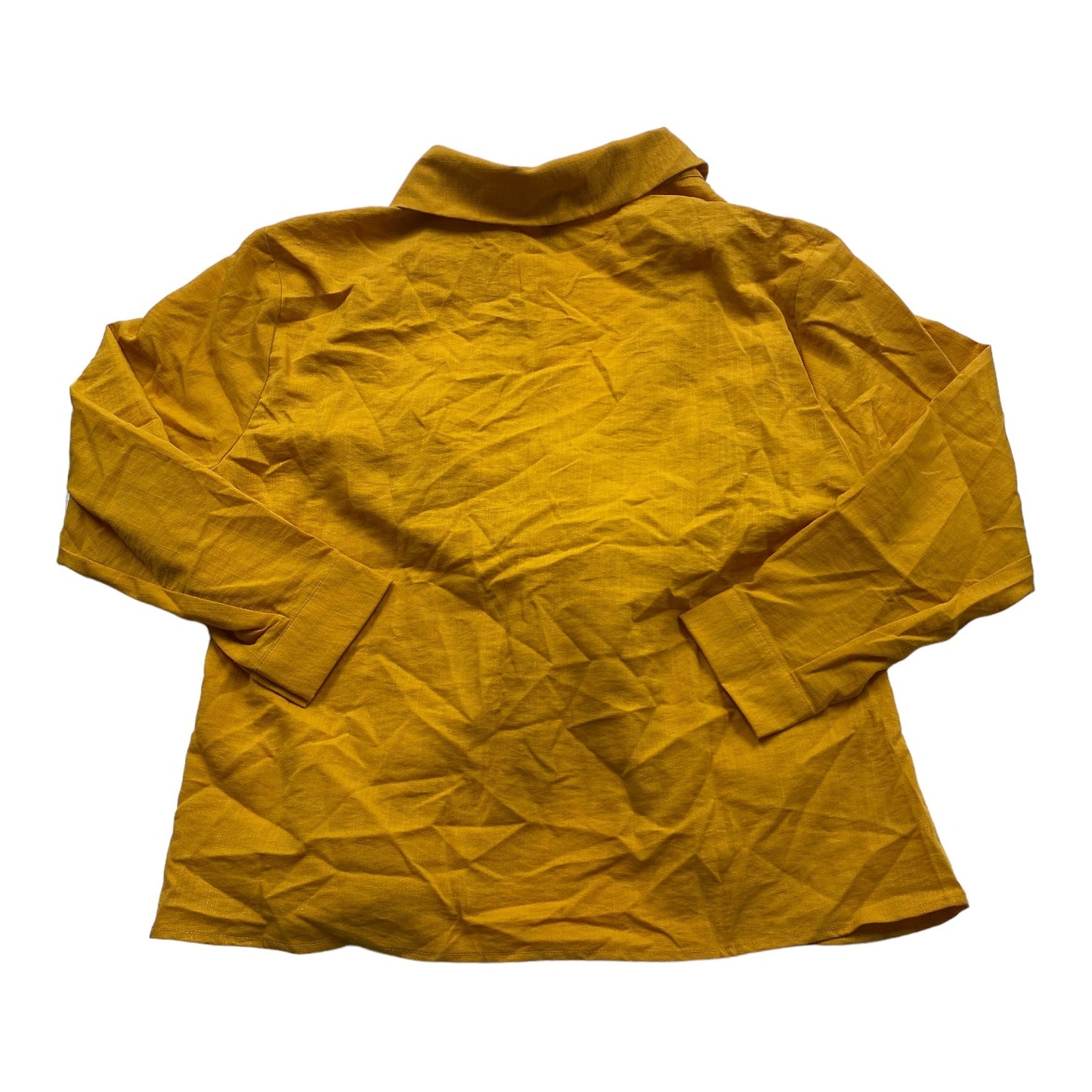 Yellow Top Long Sleeve Eloquii, Size 1x