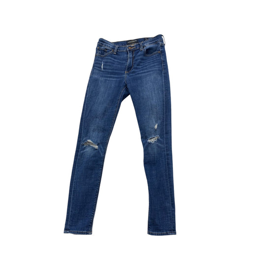 Jeans Skinny By Lucky Brand In Blue Denim, Size: 2