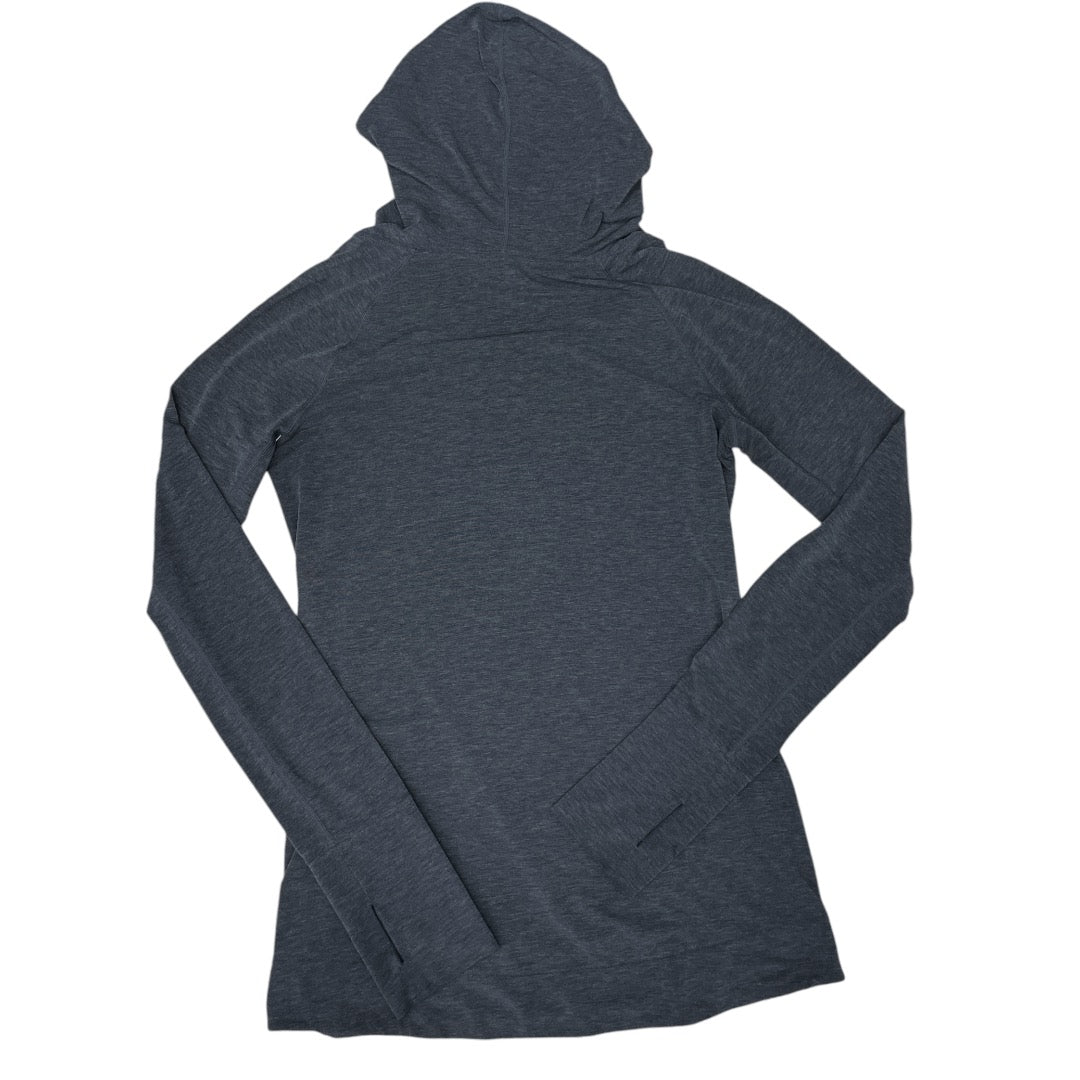 Athletic Top Long Sleeve Hoodie By Gapfit In Grey, Size: Xs