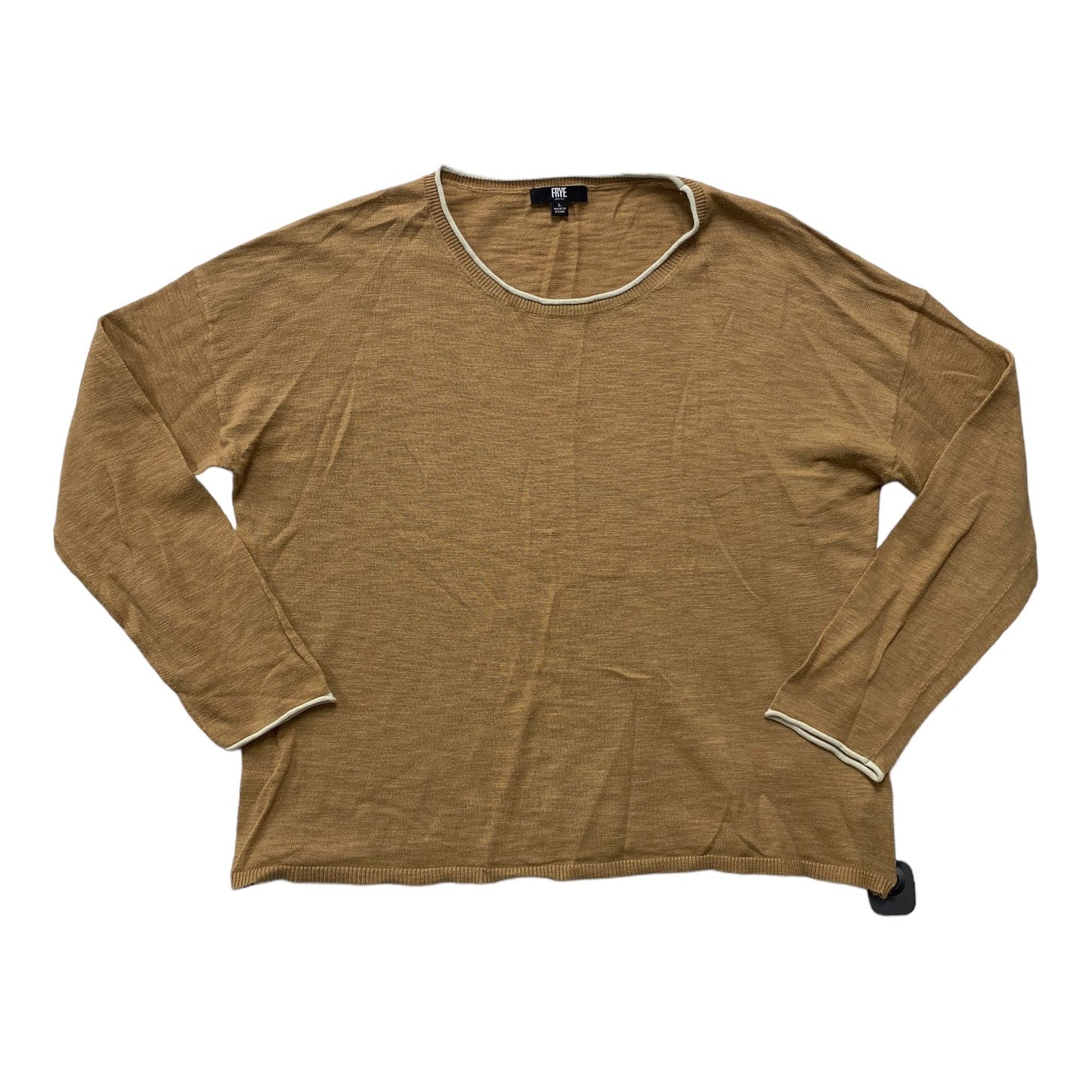 Brown & White Sweater Frye, Size L