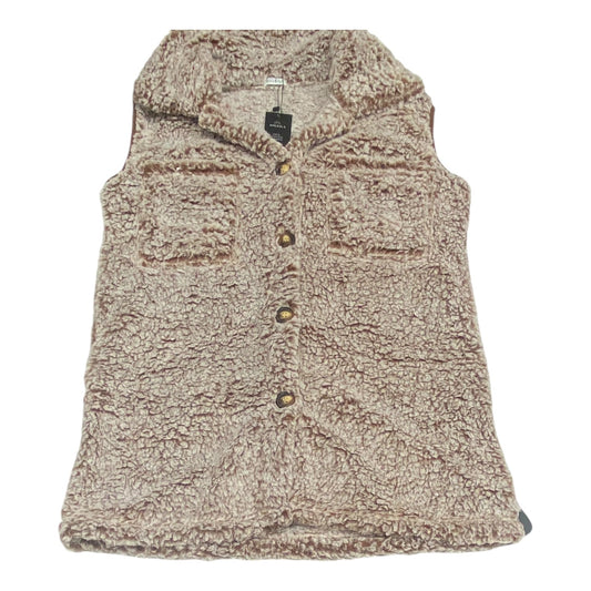 Vest Faux Fur & Sherpa By SOLEILA In Brown, Size: S