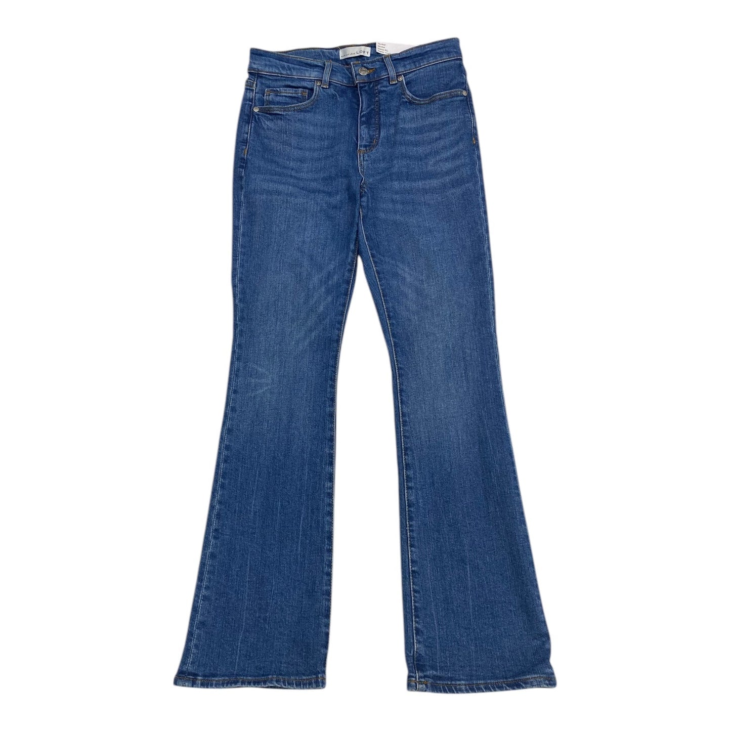 Jeans Boot Cut By Loft In Blue Denim, Size: 2