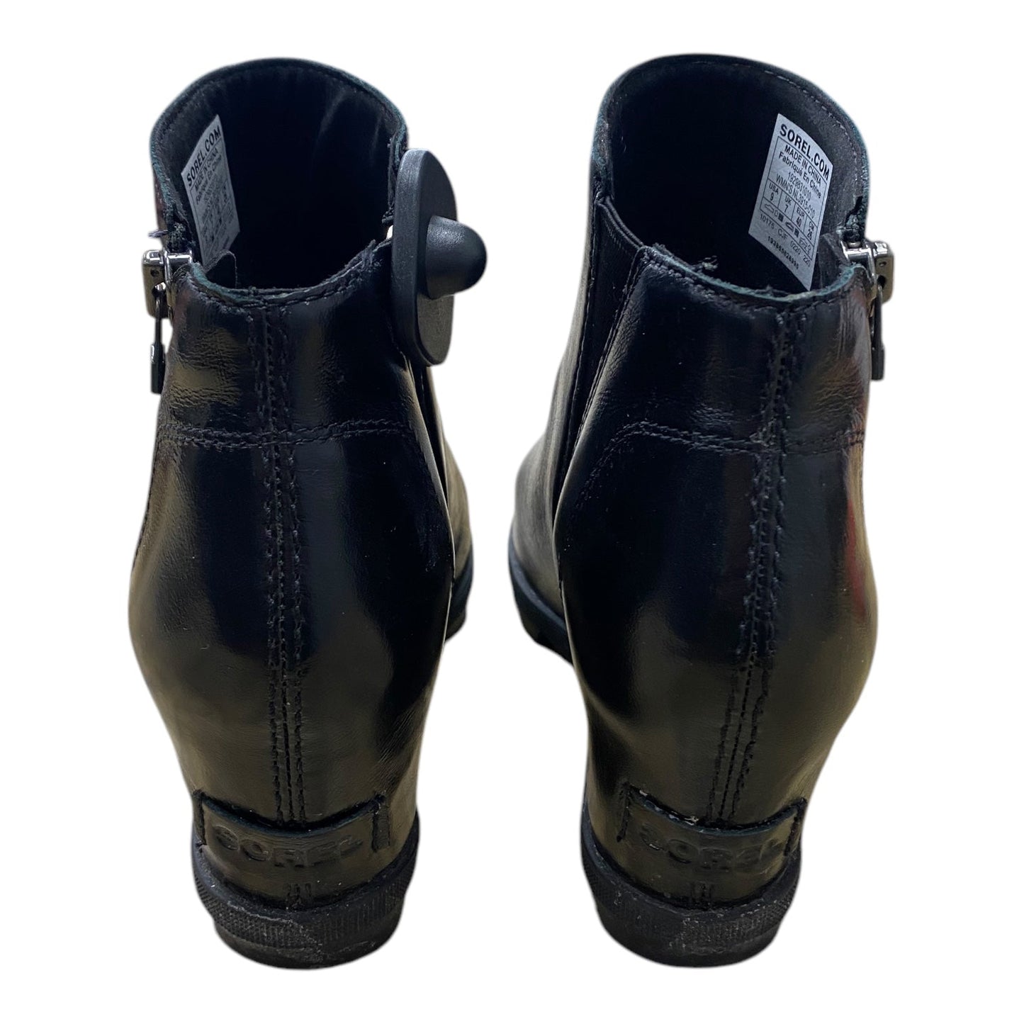 Boots Designer By Sorel In Black, Size: 9