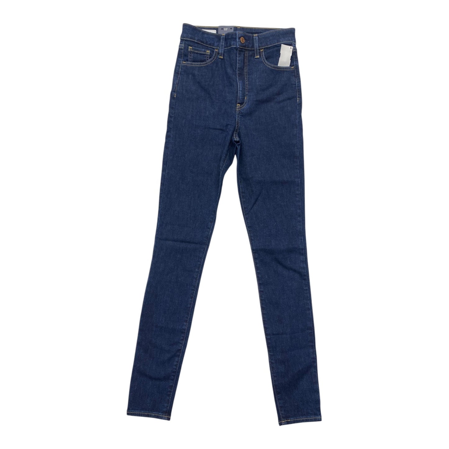 Jeans Skinny By Gap In Blue Denim, Size: 4l