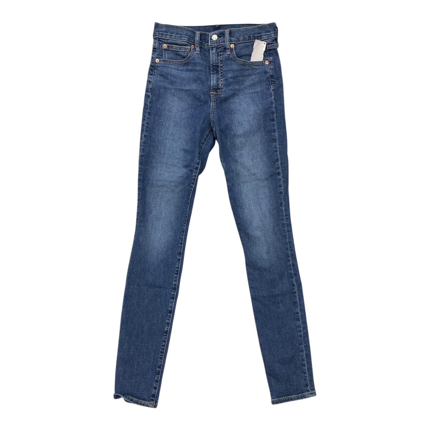 Jeans Skinny By Gap In Blue Denim, Size: 6l