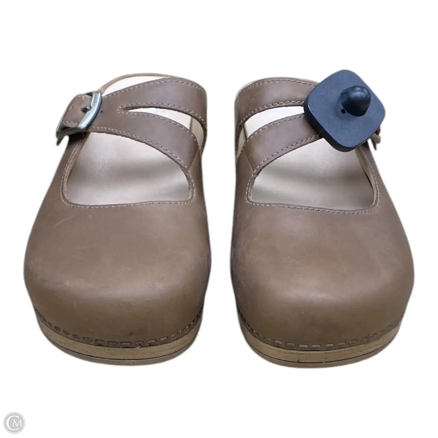 Shoes Heels Block By Dansko In Brown & Tan, Size: 9.5