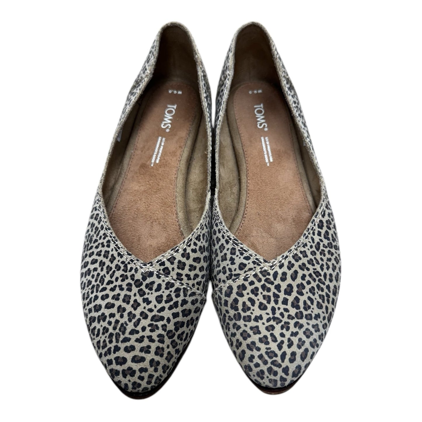 Shoes Flats By Toms In Animal Print, Size: 6.5