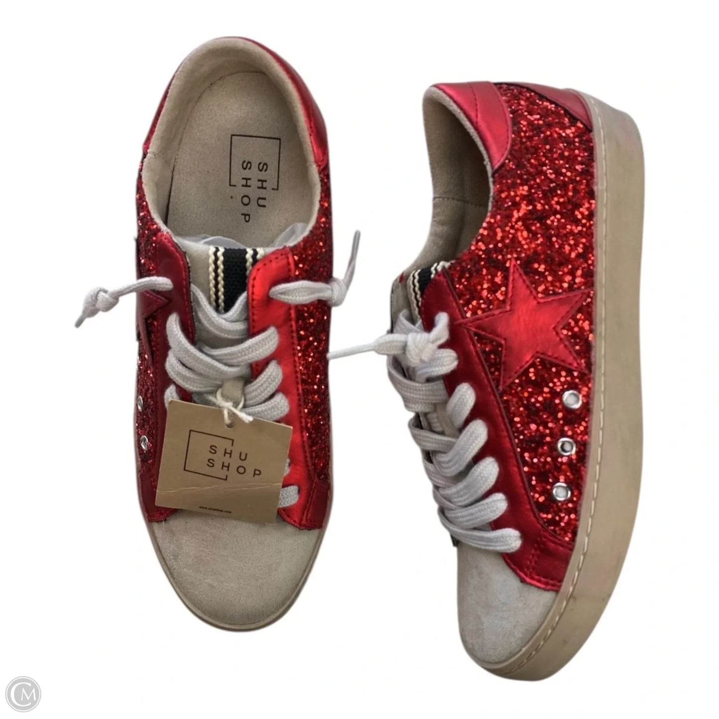 Shoes Sneakers By Shu Shop In Red, Size: 7