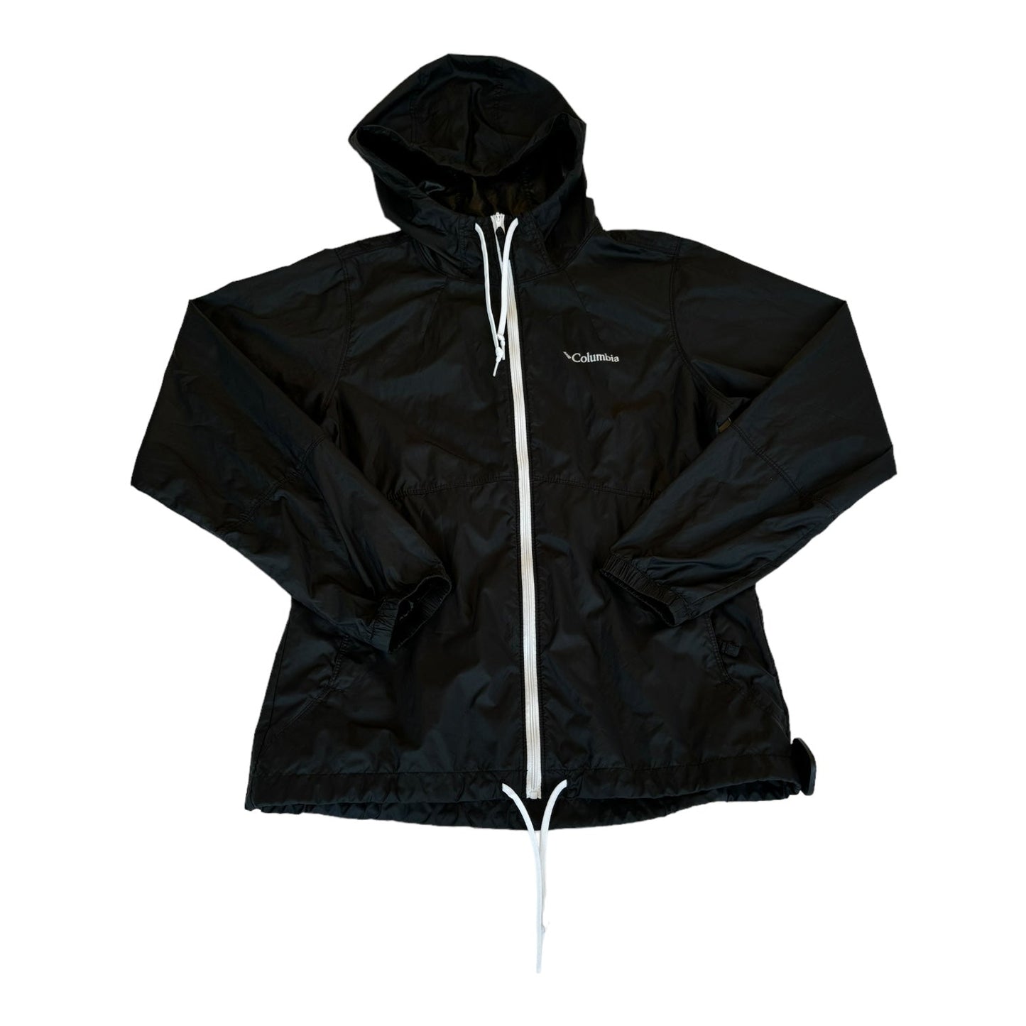 Black Jacket Windbreaker Columbia, Size S