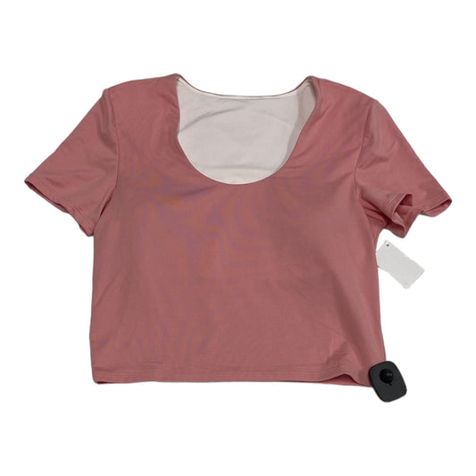 Pink Athletic Top Short Sleeve Zella, Size S