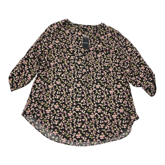 Top Long Sleeve By Torrid In Floral Print, Size: 1x