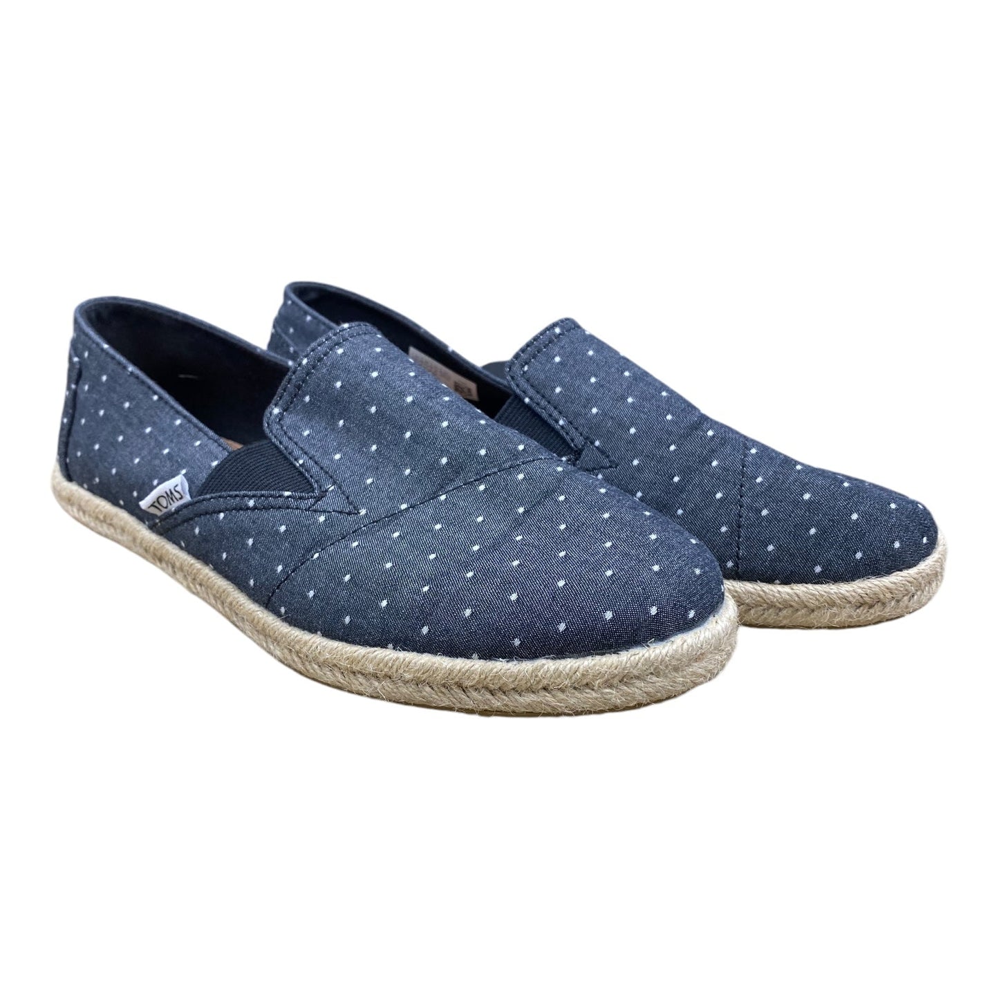 Shoes Flats By Toms In Blue, Size: 9.5