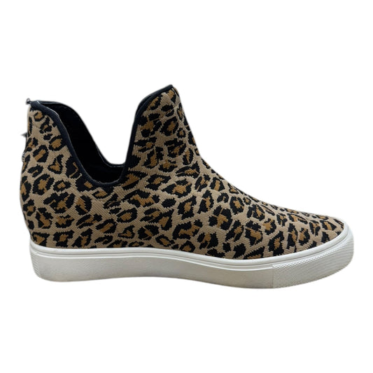 Boots Ankle Flats By Steve Madden In Animal Print, Size: 8