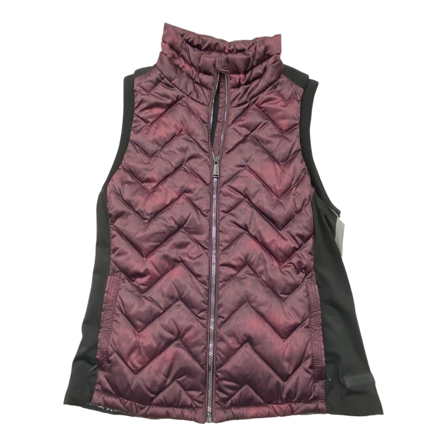 Vest Other By Calvin Klein In Black & Purple, Size: M