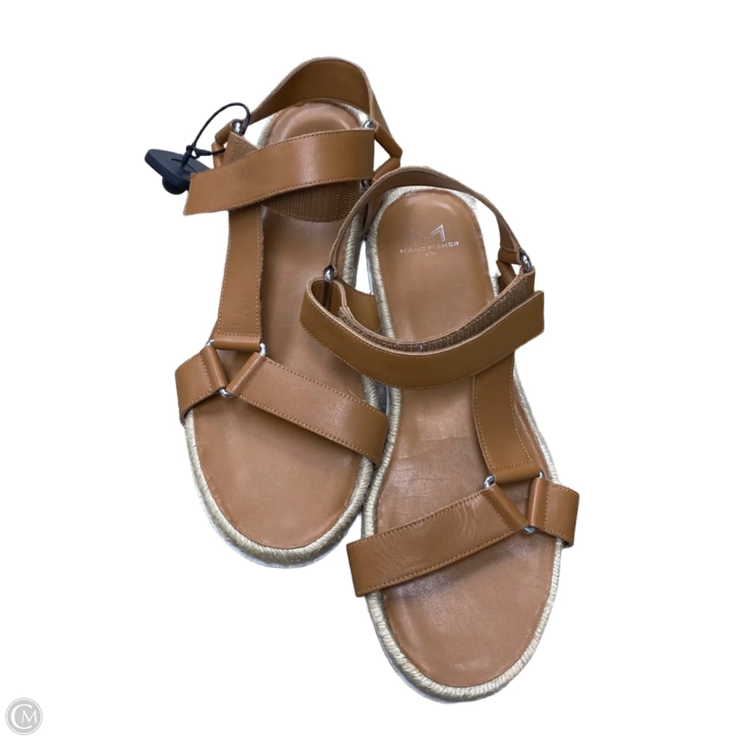 Sandals Flats By Marc Fisher In Brown, Size: 10