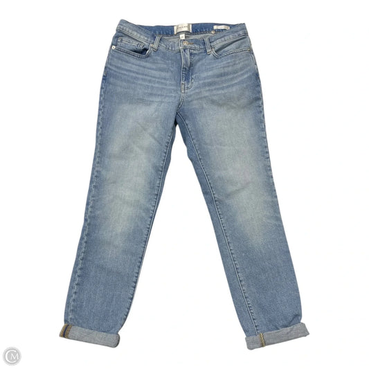 Jeans Boyfriend By Frame In Blue Denim, Size: 4