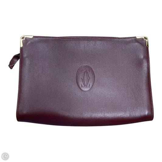 Clutch Luxury Designer By Cartier, Size: Medium