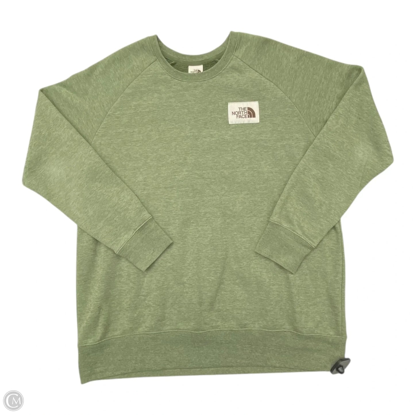 Athletic Sweatshirt Crewneck By The North Face In Green, Size: Xxl