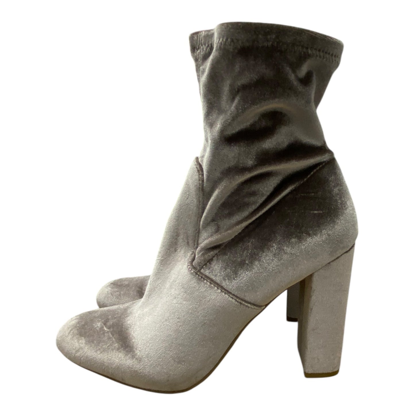 Boots Ankle Heels By Steve Madden In Taupe, Size: 9.5