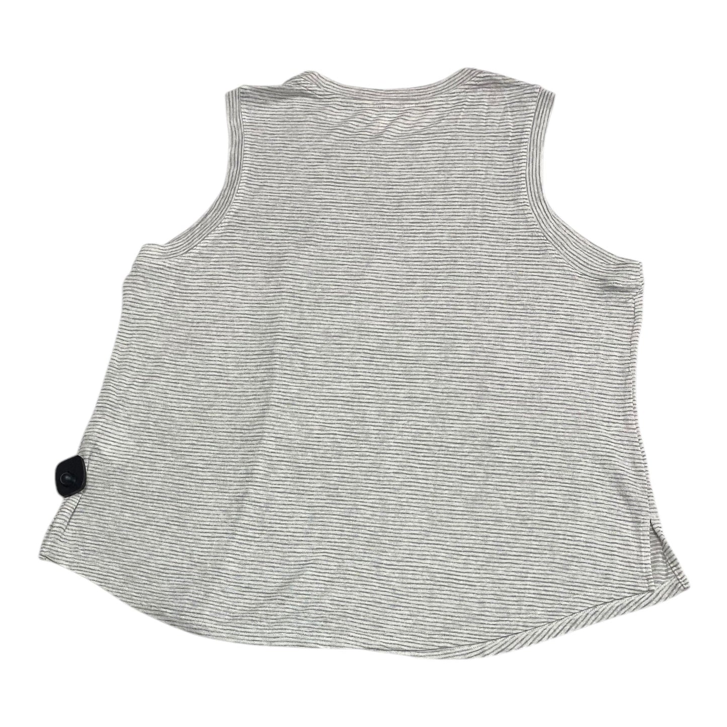 Athletic Tank Top By Athleta In Grey & White, Size: 2x