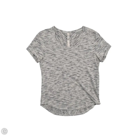 Athletic Top Short Sleeve By Lululemon In Multi-colored, Size: 4