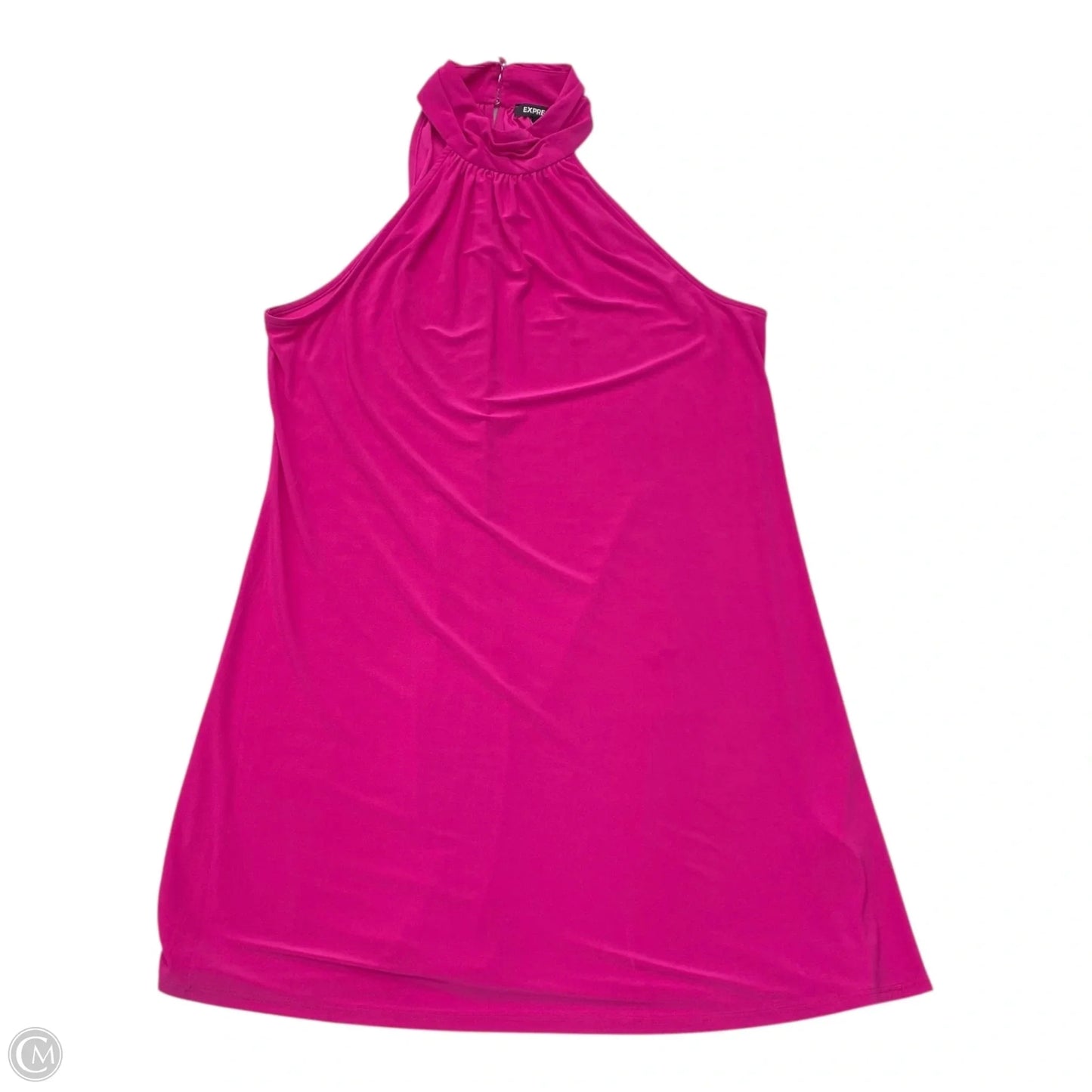 Dress Casual Midi By Express In Pink, Size: L
