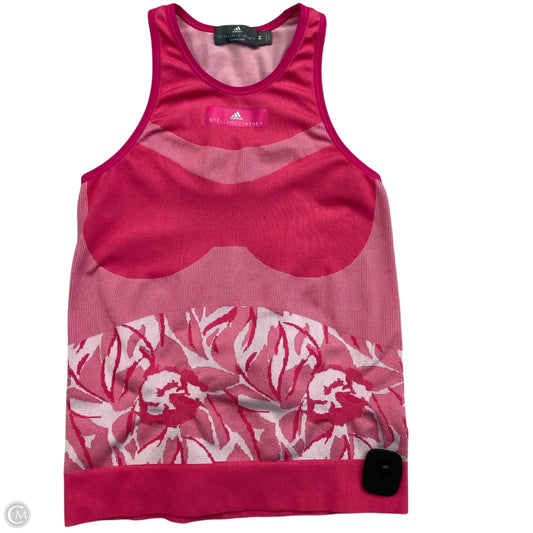 Athletic Tank Top By Adidas In Pink, Size: M