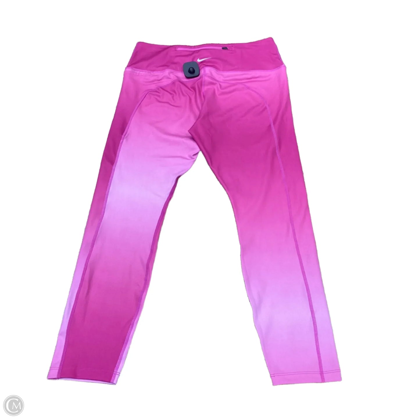 Athletic Leggings By Nike In Pink, Size: 14