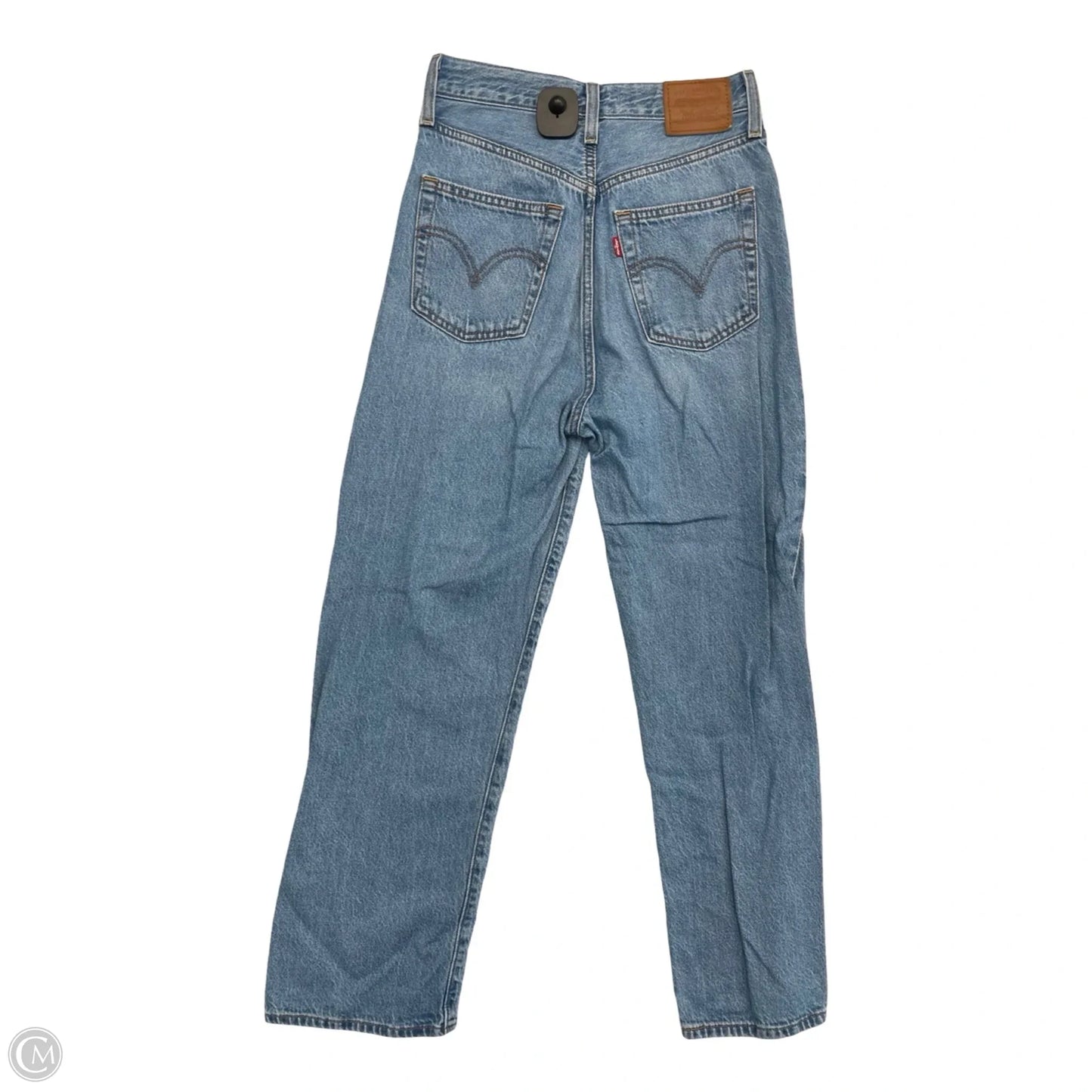 Jeans Straight By Levis In Blue Denim, Size: 0