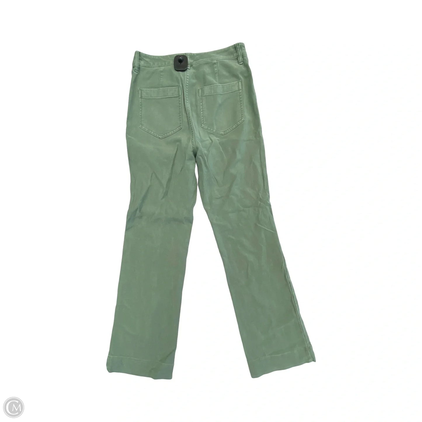 Jeans Wide Leg By Faherty In Green Denim, Size: 2