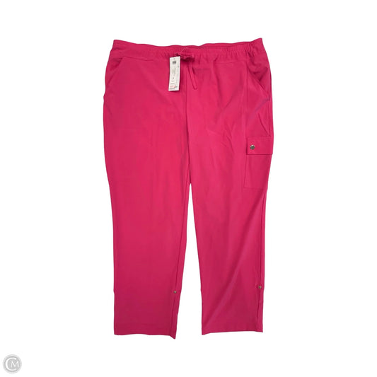 Athletic Pants By Chicos In Pink, Size: 16