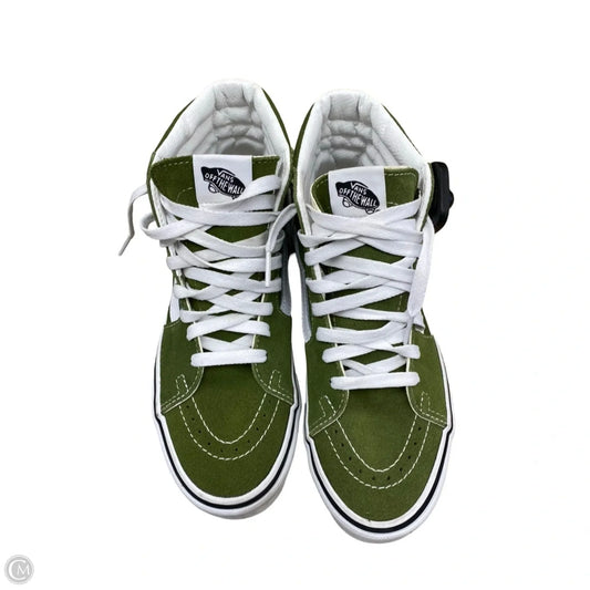 Shoes Sneakers By Vans In Green, Size: 8