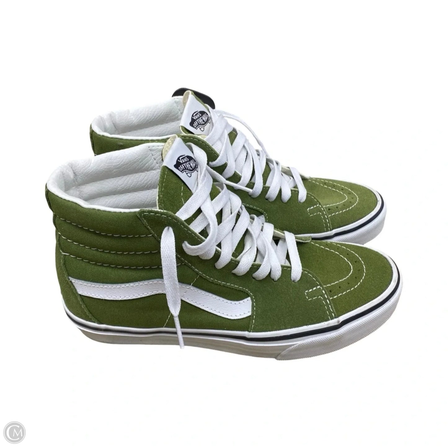 Shoes Sneakers By Vans In Green, Size: 8