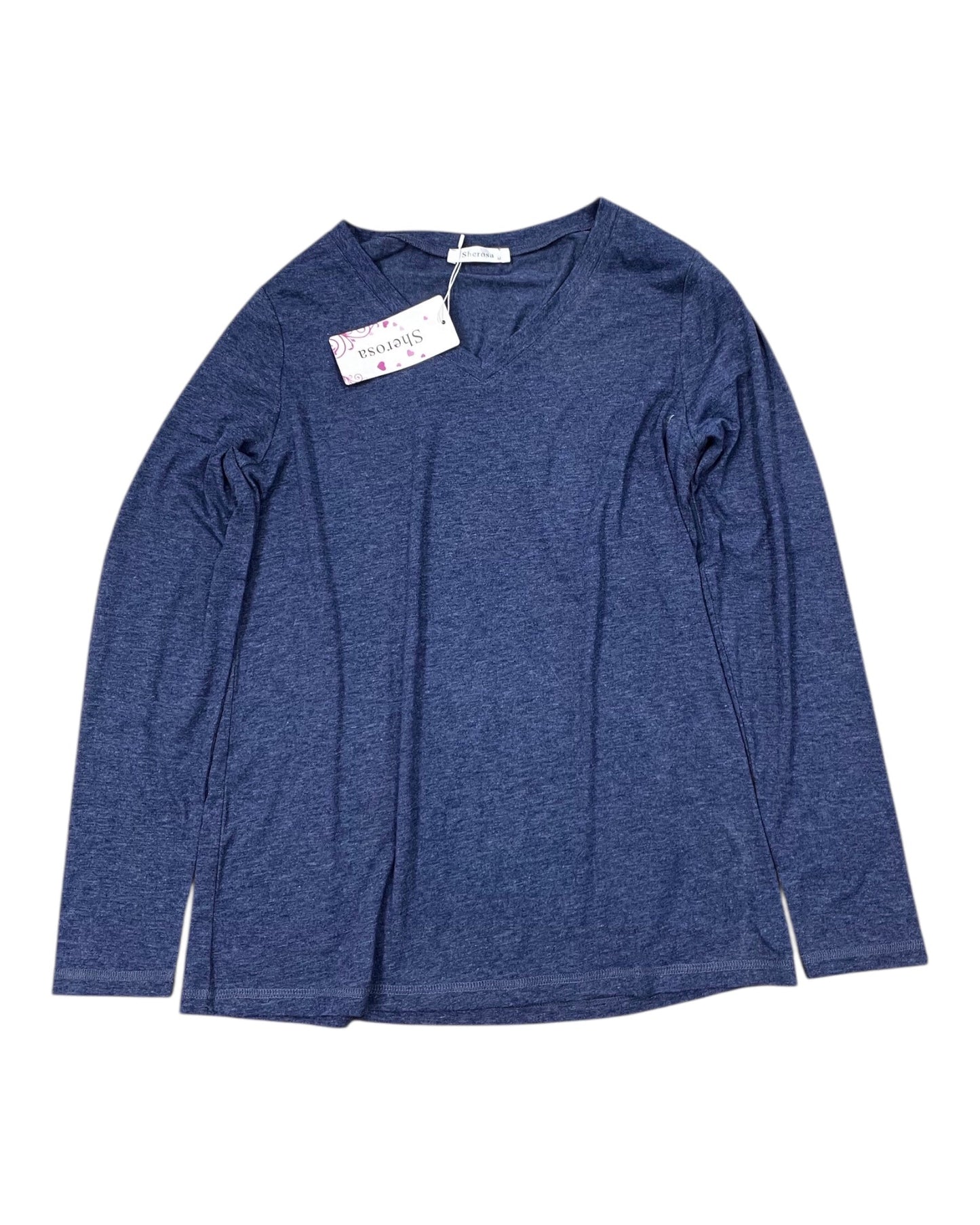 Top Ls Basic By Clothes Mentor In Blue, Size:M