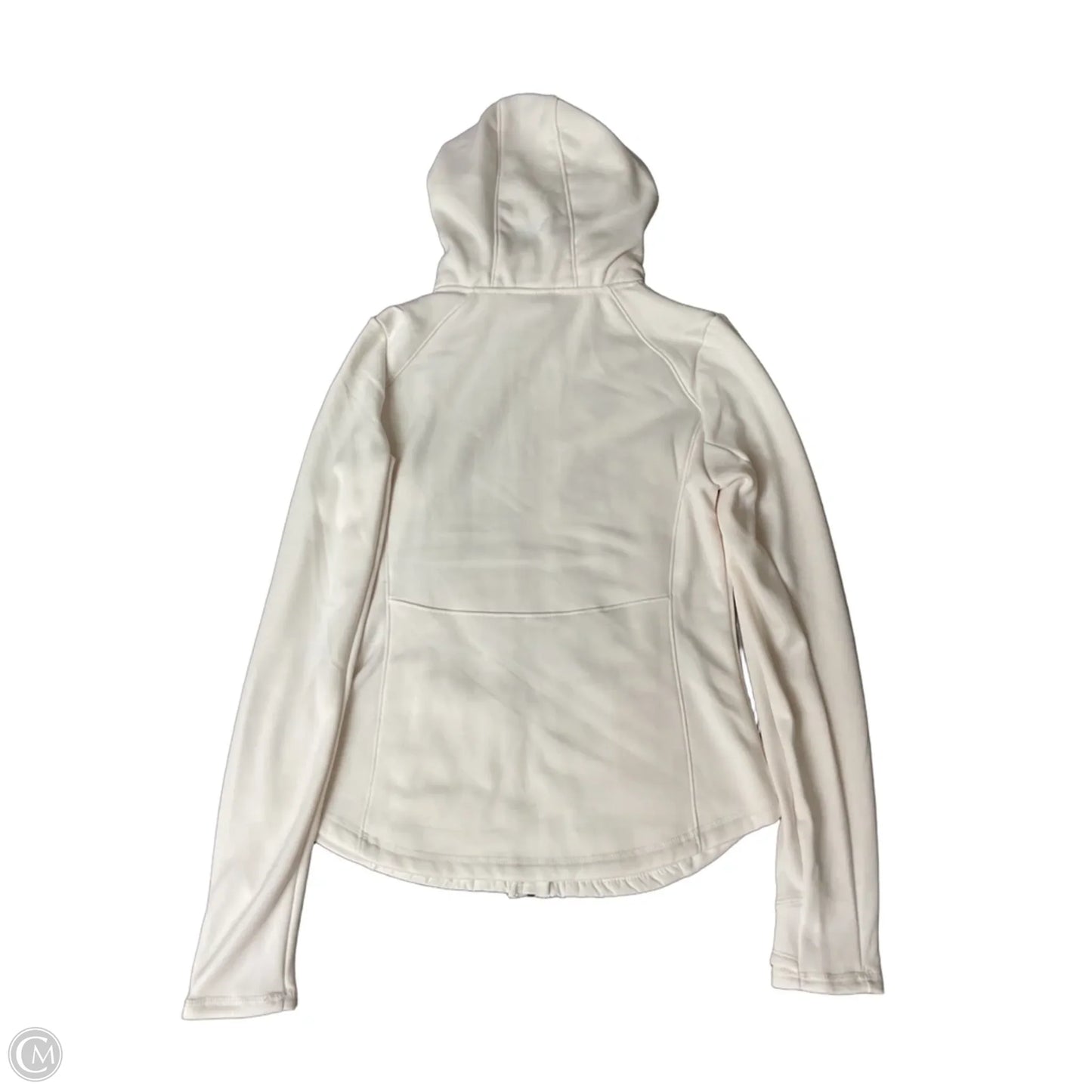 Athletic Jacket By Tek Gear In White, Size: M