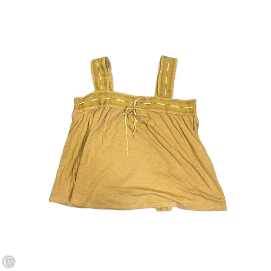 Tank Top By Lucky Brand In Yellow, Size: M