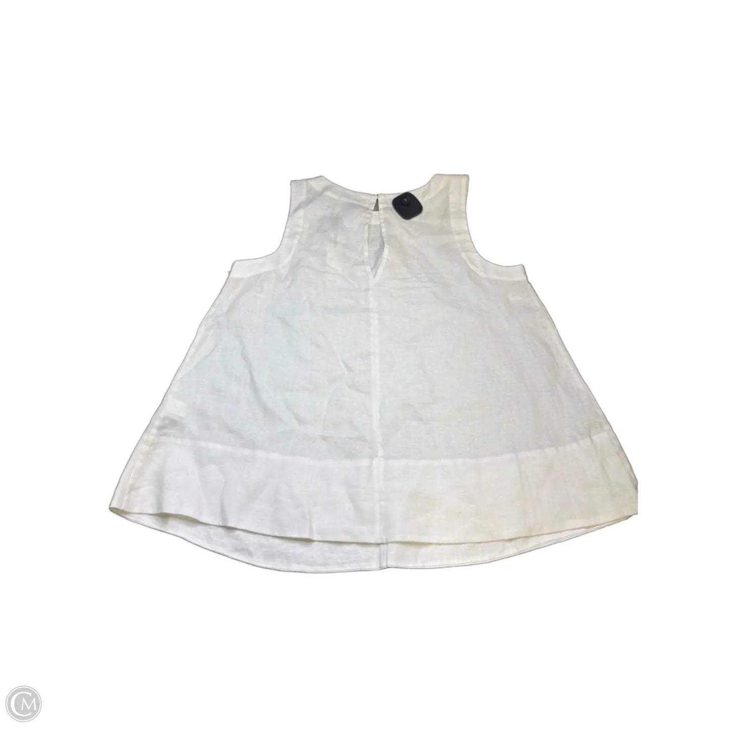 Top Sleeveless By Banana Republic In Cream, Size: Xs