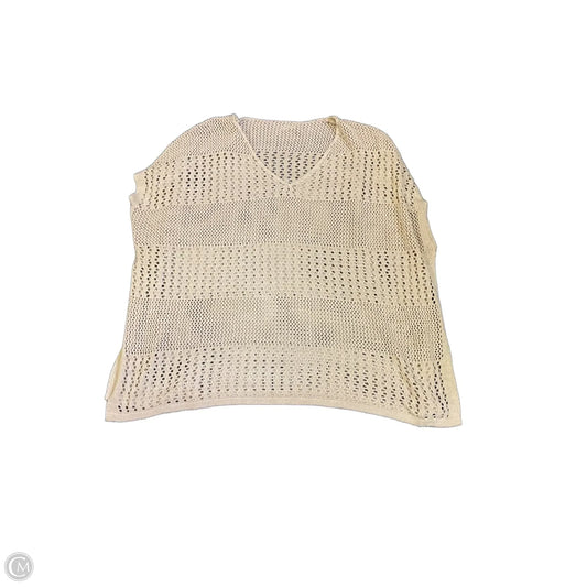 Poncho By Clothes Mentor In Tan, Size: Osfm