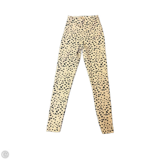 Athletic Leggings By Beach Riot In Black & Tan, Size: Xs