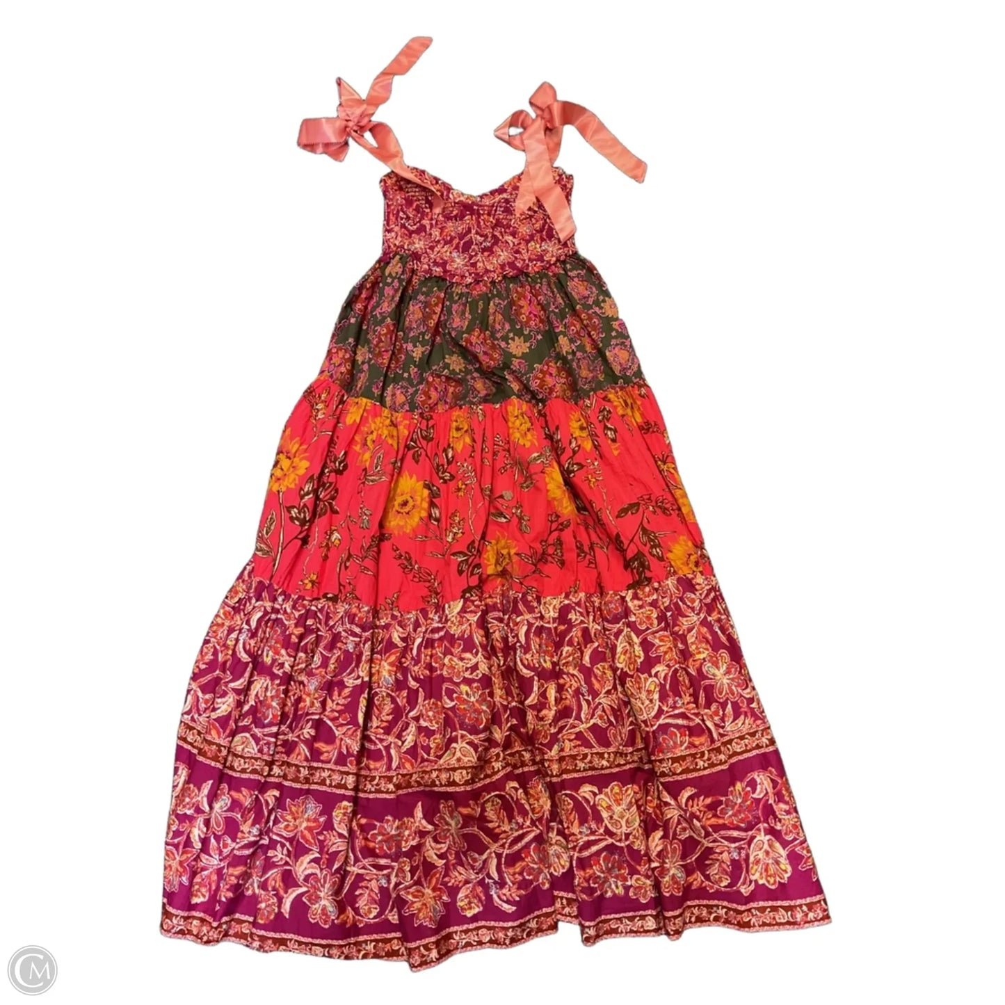 Dress Casual Maxi By Free People In Floral Print, Size: M